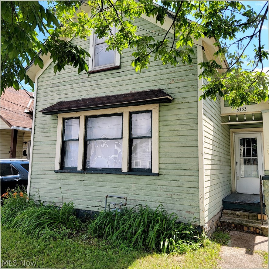 Investor Opportunity in Clark-Fulton! This income-producing duplex offers tremendous upside in one of Cleveland's most conveniently located neighborhoods. Currently configured as a 1-bedroom, 1-bath unit side by side with another 1-bedroom, 1-bath unit, this property features separate electric service with two electrical panels, updated electrical (approximately 10 years old), a roof estimated at 12 years old, and a hot water tank replaced in 2019.

What truly sets this property apart is the expansive unfinished attic space, already accessible by a staircase and boasting impressive ceiling height. Buyers are encouraged to perform their own due diligence regarding future use, but the space presents exciting possibilities for additional finished living area.

Located in the heart of the Clark-Fulton neighborhood, residents enjoy easy access to shopping, dining, public transportation, major highways, and nearby destinations including MetroHealth Main Campus, Cleveland Metroparks Zoo, and the vibrant neighborhoods of Ohio City and Tremont.

Whether you're looking to add to your rental portfolio, house hack, or unlock additional value through future improvements, this property offers the location, infrastructure, and potential to make it happen.

Sold as-is.