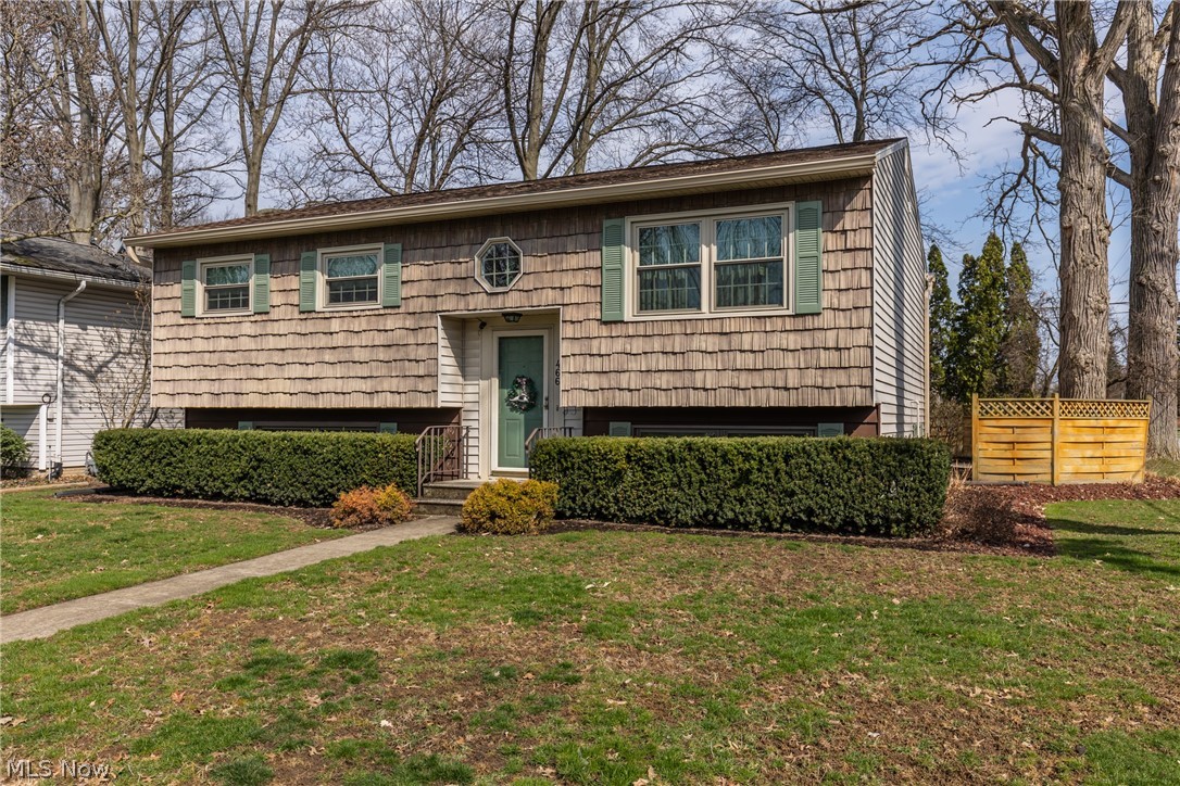 If you are looking for space, look no more.  This 2050 square foot bi-level has 4 bedrooms and 2 baths.  The main floor has a spacious living room, open kitchen with Corian counter tops, formal dining, 3 bedrooms, and a bath.  The lower level features a huge family/rec room, an additional bedroom, a bathroom, and a laundry room.  The many features include an attached 2 car garage, vinyl 'cedar shake' siding, a large deck, an all house fan, a sprinkler/irrigation system, security, vinyl windows, newer gutters (2019), and so much more.