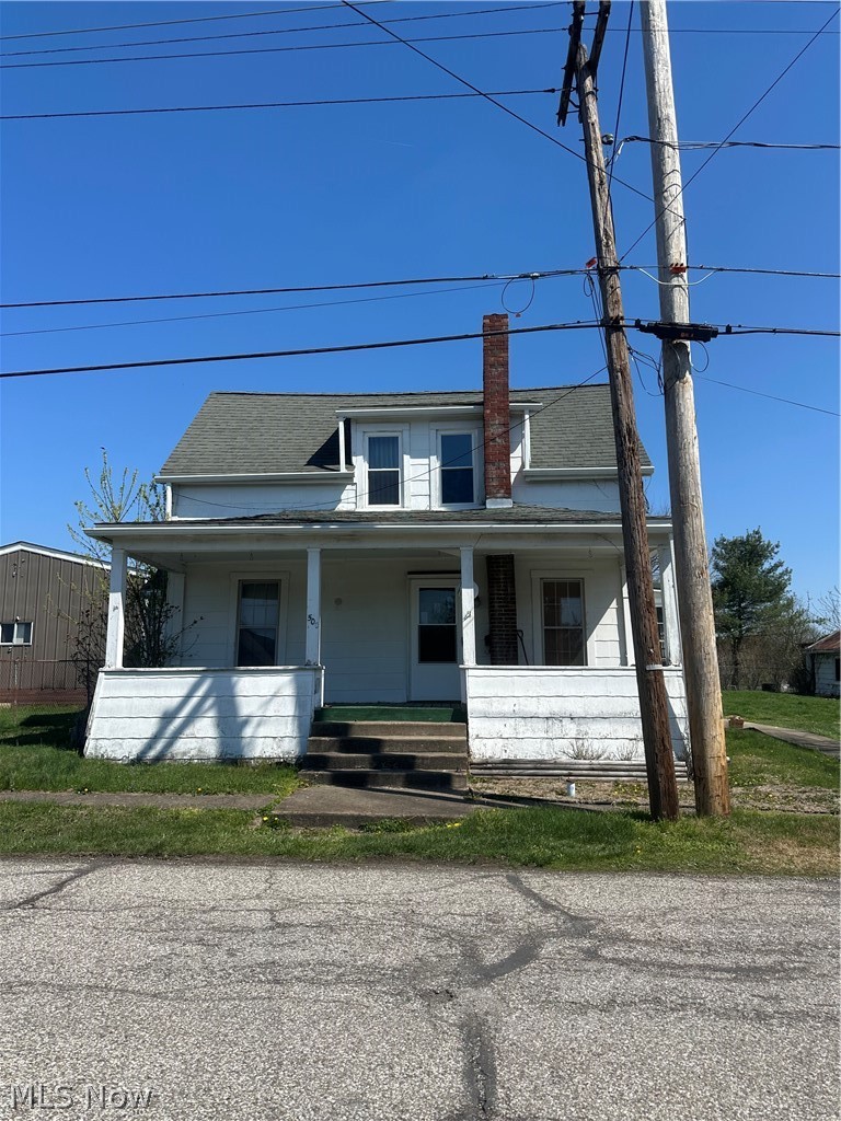 Located in the Village of Woodsfield, close to both Parks, this charming 4 Bedroom 1 Bathroom home has a Garage, private level backyard and a lot of potential!  Very clean home with Eat in Kitchen, 2 bedrooms,  full bathroom and Laundry all on the main floor.  Nice spacious Two additional bedrooms upstairs.  The level back yard is partially fenced in from the neighbor and very private.  The large 30 x 19 garage space needs some work and can be additional storage space.  Gutters and furnace was replaced in 2008.  Kitchen has a lot of cabinets with Dishwasher, Fridge, Stove are included in the price.   Schedule your appointment today !