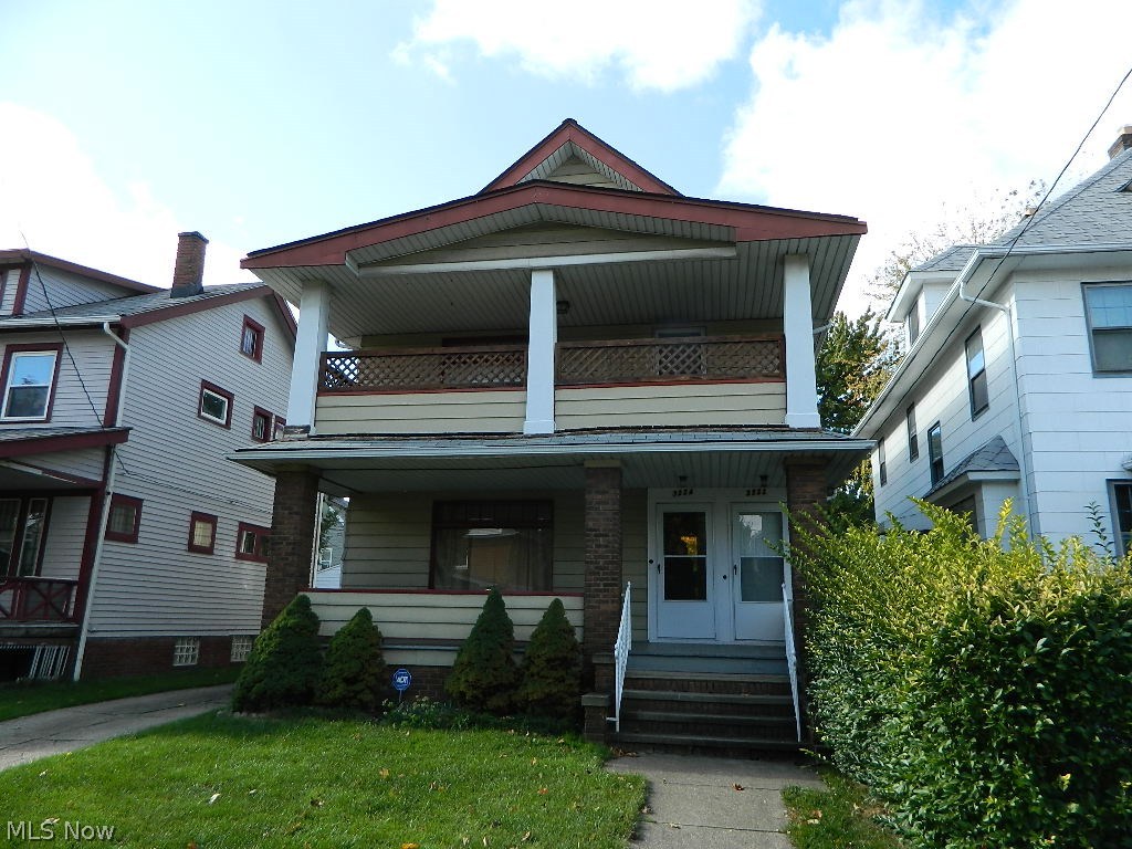 Great opportunity!   Clean two family home with two car garage.  Each unit has large front porch, eat-in kitchen plus formal dining room with built-in china cabinets and window bench.  Living room have fireplace with built-in bookcases on each side. Don't miss this opportunity to live in one unit and rent the other.   All information approximate.  All properties sold “As-Is” without any guarantee or warranty by seller.  Pre-approval or proof of funds must be presented with offers.  Buyer to assume any and all expenses for inspections, buyer’s agent must accompany all inspectors.