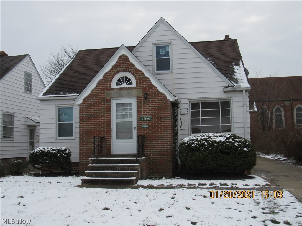 Welcome home to this well loved 3 bedroom Cape Cod in the heart of Euclid! Home offers 2 bedrooms down and Master bedroom up with a small bonus room and half bathroom. Hard wood floors, open kitchen, partially finished basement, and all Range, Washer, Dryer included! 1 car detached garage and partially fenced in yard and Central Air. Waiting for your personal touches! Near hospitals, parks, shopping and freeways! One year Home Warranty included!  Property will be POS compliance.