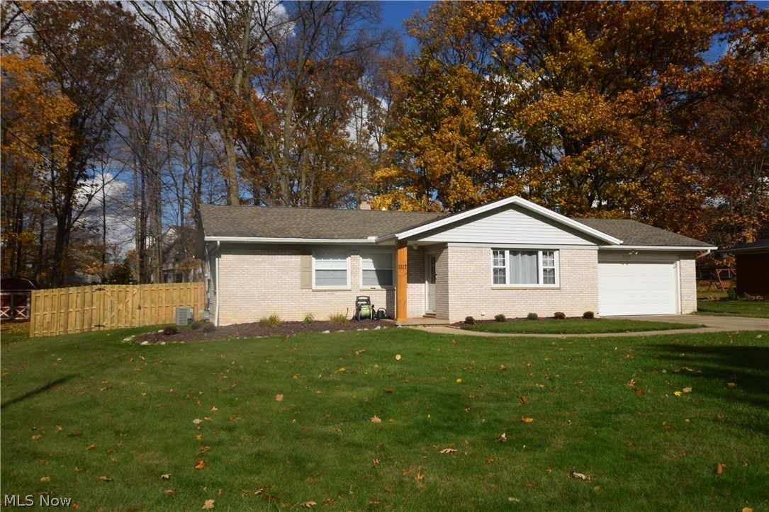 Welcome to this meticulously maintained and updated three bedroom ranch home.  You'll love the convenience of one floor living.  Updates include all new kitchen cabinets, flooring, and luxury quartz countertops. Range was just installed in the past month. Dishwasher is less than one year old. Garage floor and carpet were installed in 2019.  Washer & Dryer stay.  This cozy ranch has two full bathrooms.  The wood stove in the living room is perfect for those chilly winter nights. Spacious treed back yard with newer shadow box fencing makes the space perfect for entertaining or just relaxing on those nice summer nights.  Large storage shed and fire pit round out the backyard. Schedule your showing today.  This one will not last.