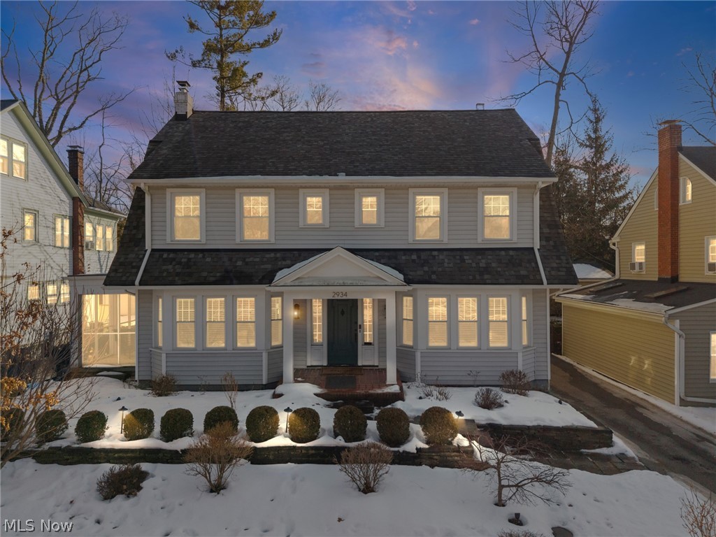 There are homes that check the boxes… and then there are homes that make you rethink what you thought you wanted. Set on one of Cleveland Hts’ most iconic and sought-after streets, this 4-bedroom, 3.5-bath residence offers a rare combination of timeless architecture, thoughtful updates, and a layout that simply lives well. From the moment you enter, the experience begins. A gracious foyer opens into an elegant hall, framed by custom wall paneling and rich wood floors that carry throughout—creating a sense of flow that feels both expansive and intentional. A light-filled dining room sets the stage for elevated gatherings, while the kitchen—complete with a beverage center and nearly-new stove—anchors the home with both function and style, seamlessly connecting to the main living spaces. The living room is generous in scale and filled with natural light, extending into a screened-in porch and back deck—perfect for both quiet mornings and summer evenings. Tucked just off the living room, the reimagined study features custom built-ins and French doors, creating a refined, functional workspace. The first-floor powder room has been completely remodeled with marble flooring, designer wallpaper, and elevated finishes. Upstairs, the primary suite offers a professionally designed walk-in closet and spa-like en-suite bath. Additional bedrooms provide versatility, while second-floor laundry adds everyday convenience. The third level offers an additional bedroom, full bath, and a flexible tandem bonus space—ideal for guests or a private retreat. A partially finished lower level adds even more room to relax or entertain. Thoughtful improvements—including landscaping, outdoor lighting, breezeway renovation, whole-house humidifier, gutter guards, and chimney liner—offer peace of mind. And then… the street. Known for its legendary Halloween celebrations and block party atmosphere, this is more than a home—it’s a lifestyle. Opportunities like this don’t wait. Schedule a showing today.