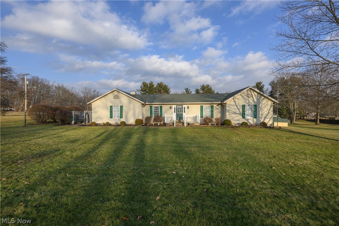 Welcome Home! I am pleased to present this stunning and freshly updated ranch in desirable Northwest Local School District. Sitting on a beautiful 1.33 acre lot; this lovely home offers 3 beds, 3.5 bath, just over 2700 sq.ft. on the main level with another 870 sq.ft. of finished living area in the basement, an oversized 3 car garage with hot/cold water, and so much more! Utilities include 200-amp electric, water softener (2014), well water pressure tank (2024), newer Heil gas high-efficiency furnace w/humidifier and central air, & GE 80-gallon hot water tank (2015). Basement waterproofing (2019), and a Generac whole-house generator (2023)! The main level offers a stunningly refreshed kitchen with solid oak cabinets, quarts counters, and luxury vinyl plank flooring, amply spacious family room with fireplace, as well as formal sitting room! You will also be wowed by the wonderfully redone main level laundry area! Continuing on, you will find the spacious guest bath with direct access from the largest of two guest bedrooms, as well as the massive master living suite and on suite with access to the back patio/deck! The basement offer no shortage of space, including another full bathroom, the potential use for two additional bedrooms, tons of storage space, as well as a lovely finished living space to entertain and enjoy! Outside you will find a huge deck overlooking the tranquil back yard views, a serene and flat lot with endless possibilities, 2 large sheds, as well as tons of additional parking in the driveway! This lovely ranch truly has so much to offer, call me today for your private tour of this show stopper before it's gone!