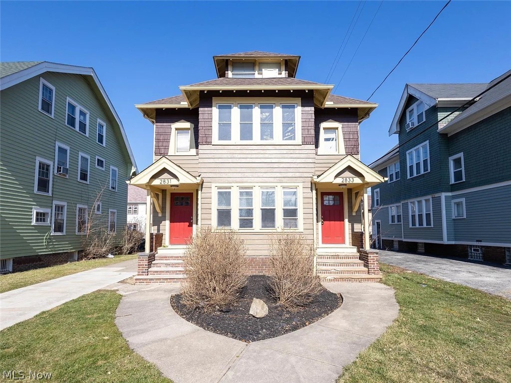 Nicely updated triplex with Gross Annual Rents exceeding $41K in prime Cleveland Heights location...  just a short walking distance to Coventry Village and a few minutes' drive to CWRU and the main campuses of both University Hospitals and The Cleveland Clinic.  The first and second floors offer rare 3-bedroom units with remodeled bathrooms and kitchens, have a formal dining room with built-ins, a living room with decorative fireplace, as well as a sunroom for additional living space.  The third floor is a large efficiency with vaulted ceilings, an updated kitchenette, and a remodeled bathroom with in-unit washer and dryer.  The basement laundry is shared by the first and second floor tenants.  Currently, the property is tenant-occupied, except for the 2nd floor unit which we are keeping vacant for both ease of showing and for a potential owner-occupant.  Unit 1 is rented for $1300 through July 31.  Unit 2 was rented for $1365, but is currently vacant.  Unit 3 is rented for $765 through June 30.  Gross Annual Rents were $41,160 ($3,430/month).  All mechanicals, roof, etc are in good working order.  Numerous windows have already been replaced with vinyl.  All kitchen and laundry appliances will convey.  Property will transfer POS-compliant.