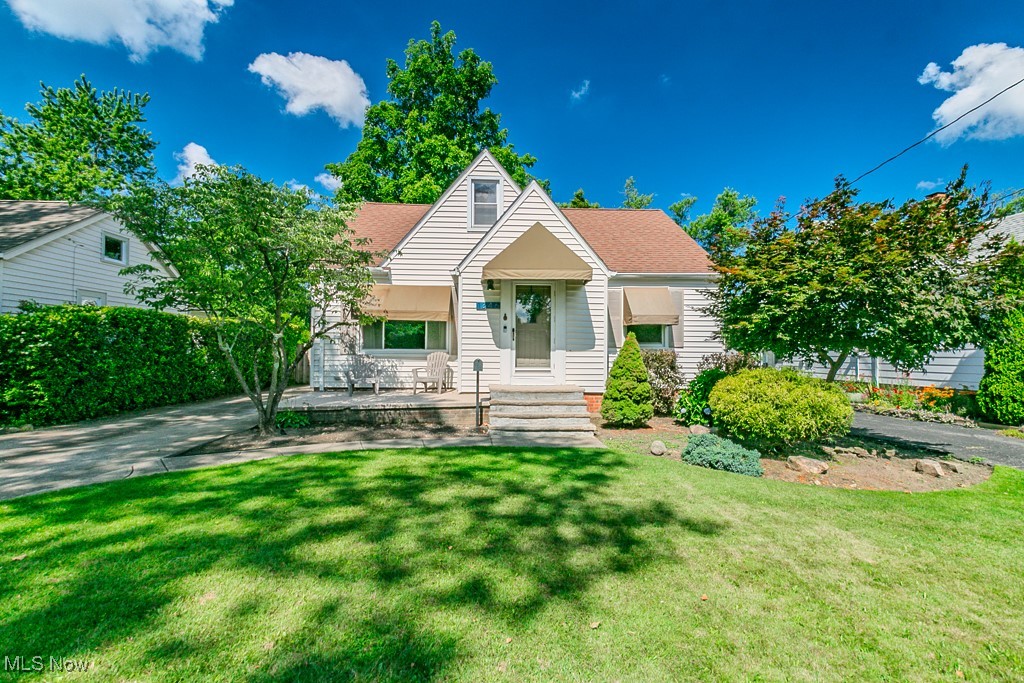 Charming 3-Bed, 2-Full Bath Home in the Desirable Mayfield Heights community!
Set on a beautifully landscaped lot, this meticulously maintained home offers a perfect blend of comfort and functionality. Step into the bright and welcoming living room, which seamlessly flows into two first-floor bedrooms. The upstairs third bedroom includes a walk-in closet. The eat-in kitchen features granite countertops, a pantry, matching appliances and brand-new refrigerator. Recent updates include fully remodeled bathrooms, new carpeting and modern light fixtures adding a fresh and inviting touch to every room. A cozy family room with a wood-beamed ceiling provides secondary living space. Sliding glass doors lead to a large, covered deck and fully fenced-in private backyard, perfect for entertaining or relaxing. The partially finished basement serves as a bonus room or storage. Ring Smart Security system and Smart Ecobee thermostat. Two-car garage with openers. Home warranty is provided. CITY POS VIOLATION FREE! Located within walking distance of Oakville Park. Just minutes from highways, top-rated schools, hospitals, shopping, dining, MetroParks, Lake Erie, and a state-of-the-art Aquatic & Community Center.  This home blends classic character with modern enhancements. Schedule your showing today!
