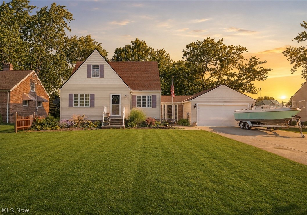 Set on an impressive 1.37 acre lot in Parma, 3710 West Pleasant Valley Road offers a rare combination of space, privacy, and convenience that is increasingly difficult to find. Surrounded by mature landscaping and highlighted by a beautiful backyard, this 4 bedroom, 1 bathroom home provides comfortable living today with room to grow tomorrow. Inside, the home welcomes you with a bright living room featuring hardwood flooring and a cozy fireplace that serves as the heart of the space. Just beyond, the kitchen and casual dining nook create an inviting setting for everyday meals, complete with dark appliances and abundant built-in cabinetry. A formal dining room sits just off the kitchen, allowing for effortless entertaining and larger gatherings. Connecting the home and attached 2 car garage is a convenient breezeway, with nature stone flooring, that doubles as the perfect mudroom, adding both functionality and extra storage space. The flexible floor plan includes two bedrooms on the main level along with the full bathroom, while two additional bedrooms are tucked upstairs, each featuring hardwood flooring and plenty of natural light. The bathroom is conveniently located on the first floor and finished with ceramic tile. Downstairs, the finished basement significantly expands the home's living space with a large recreation area, designated laundry room, and bonus room that could easily serve as a home office, hobby room, fitness area, or additional living space. Outside, the expansive wood deck with pergola overlooks the above ground pool and sprawling backyard, creating the perfect backdrop for summer gatherings, outdoor dining, gardening, or simply enjoying the peaceful surroundings. A property defined by its exceptional lot, functional layout, and endless possibilities, this is a rare opportunity to enjoy acreage while remaining close to everything Parma has to offer.