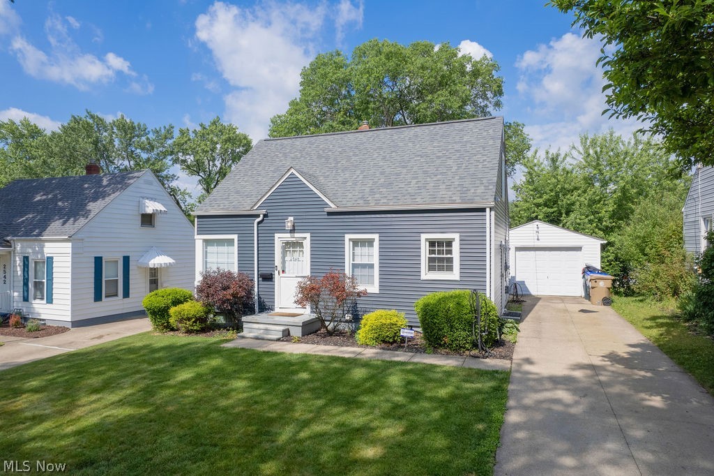 Well-maintained 3-bedroom, 1.5-bath Cape Cod featuring numerous major updates throughout. Improvements include vinyl siding, roof, furnace, central air conditioning, vinyl replacement windows, updated electrical service panel, and a waterproofed basement, providing peace of mind for the next owner.

Step inside to a bright and inviting living room filled with natural light. The kitchen features attractive oak cabinetry and a ceramic tile floor. The main level includes two bedrooms and a full bath, while the spacious second-floor master bedroom offers a convenient half bath and generous closet space.

Additional highlights include a detached garage with automatic opener and a deck located behind the garage, creating a great outdoor space for relaxing or entertaining. Conveniently located near shopping, parks, schools, and highway access, this move-in-ready home combines classic Cape Cod charm with many important mechanical and structural updates.