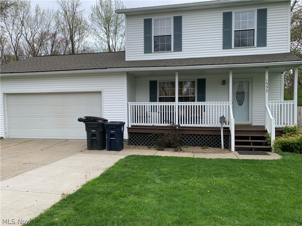 This beautiful Colonial has been completely renovated for the top to bottom. New Luxury Vinyl or new carpet throughout. Spacious living room to the kitchen area. Kitchen was redone with new sink, cabinets and countertops. A handy sideboard was added. Eat in dining area is roomy for the family meal. A slider goes out to your deck and NEW fully fenced in back yard. New ceiling fans and new windows in Kitchen and Living Room. Guest bath on first floor. Upstairs is the 3 nice sized bedrooms and full bath. Attached 2 gar garage. Basement partially finished with a nice family or play room. All new updates, HVAC, HWT, Roof, Commercial Sump Pump, Water proofed basement with a lifetime warranty. 1 year Old Republic home warranty. All on a quiet dead end street.