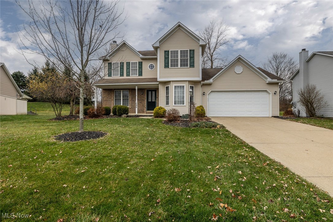 Welcome home to this three-bedroom two full, half-bath colonial with a fenced backyard and finished basement. The first floor offers a generous family room with a gas fireplace: and window seat. The family room leads into the spacious eat-in kitchen with sliding door out to the patio and private backyard. The kitchen features a center island with granite top, stainless steel appliances and a large pantry. The formal dining room has crown molding, chair railing, and a decorative ceiling.  It provides the perfect space for entertaining.   The second-floor features three bedrooms and two full baths.  The master suite boasts vaulted ceilings an en suite bathroom with skylight and soaking tub and a separate shower. The basement has been fully finished and is bright, open, and inviting. It also includes a separate bonus room ideal for an office space, a kid's playroom, or an extra bedroom you decide. You will also notice glass block windows, and plenty of storage space.  Call your favorite agent and schedule your private showing today.