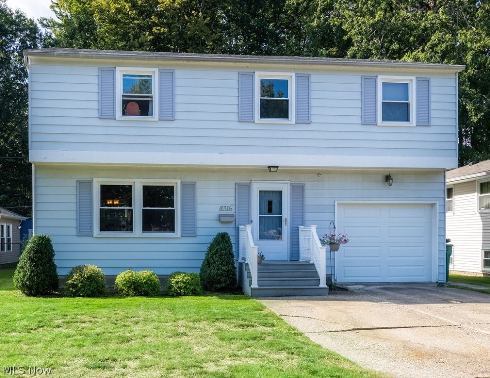 Fantastic 4 Bedroom Colonial in Prime Mentor Location! You are greeted with Bright, Natural Light as you Enter and See the Large Living Room which opens to the Laminate Floored Dining Room. White Cabinets Line the Eat In Kitchen with All Appliances, Ceramic Floor and Back Splash, SS Double Sink that looks out over the Fenced in Back Yard. The Yard is perfect for entertaining, Throwing the ball for the dog or just relaxing after a long day. Hardwood floors flow through all of the Bedrooms with Ceiling Fans and generous Closets Spaces. The oversized Master Bedroom has a Walk In Closet with Organizers to Maximize the space. Full Bathroom features double sinks, Ceramic floor, New Toilet 2019 and plumbing 2018. Waterproofed, Finished Basement adds extra living space for playroom or that Man Cave you always wanted! Laundry Room with Washer and Dryer, Sump Pump and Room for Storage. So Many Features and Updates - Glass Block Windows, Roof 2012, Windows 2012, Garbage Disposal 2019, Front Steps
