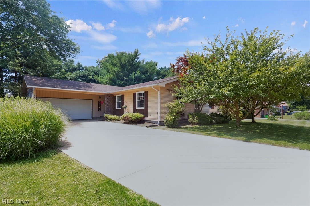 WELCOME HOME to this well-maintained 3 bedroom, 2 full bath ranch nestled in one of Wooster's very convenient locations. This home offers the ease of one-floor living with plenty of additional space to spread out. The bright and inviting main level features a functional layout, newer kitchen appliances, and a relaxing 3-season sunroom overlooking a private backyard—the perfect spot to enjoy your morning coffee or unwind at the end of the day. Downstairs, you'll discover over 840 square feet of finished living space with brand-new carpet, including a spacious family room, bar area, and dedicated workout space, providing endless possibilities for entertaining, hobbies, or recreation. Completing the package is an attached 2-car garage and a location that's just minutes from shopping, dining, parks, and everything Wooster has to offer. Don't miss your opportunity to make this wonderful home yours. Schedule your private showing today!