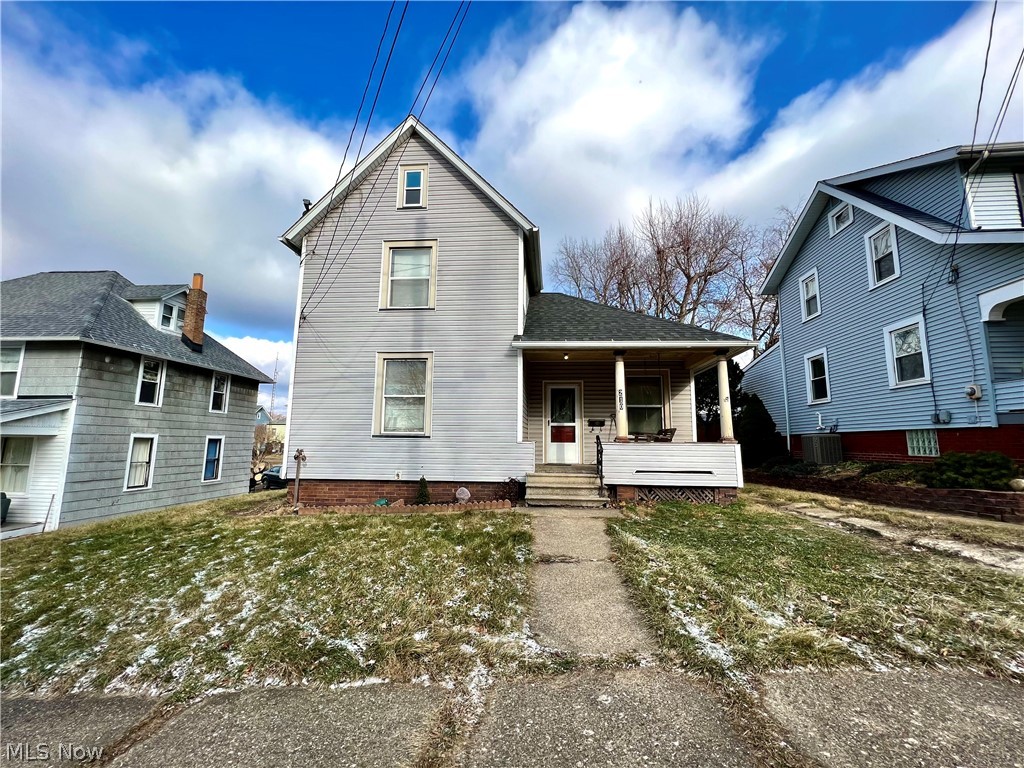 This two bedroom, one bath home has lots pf potential and is ready to be yours.  The dining room opens to the nicely sized living room which connects to the spacious kitchen. Newly renovated bath in 2018. The roof was done in 2014. New hot water tank in 2021. This home is conveniently located to schools, highways and shopping centers. Come take a look today and make this home yours !