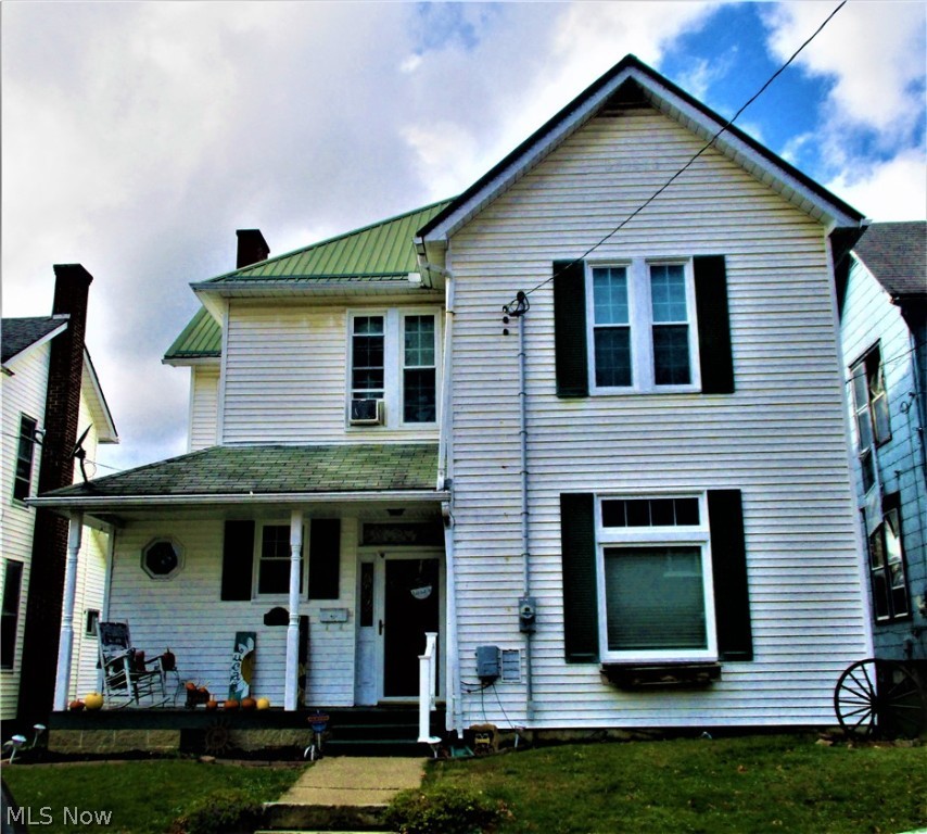 Centrally located 3 bedroom 2 bath home positioned in the highly favored town of Barnesville. Sitting on 2 lots, a quiet street and just a few blocks away from the park, this move in ready home comes with character, original woodwork, 3 sizable bedrooms, a full bath on each level, a large kitchen & dining room and multiple updates throughout. Over the course of the past couple years this home has been completely renovated from floor to ceiling. Updates include a fully modernized kitchen with new cabinetry, two remodeled bathrooms, new wiring to include an upgraded 200 amp service, all new drywall/paint/fixtures, new flooring throughout, vinyl windows, vent free gas fireplace along with a new furnace & central air to top it off. Outside you will find a front porch, rear covered porch, a storage shed, on street parking in the front, off street parking in the rear and a privacy fence. Everything has been updated, remodeled and/or replaced leaving nothing but a worry free opportunity for t
