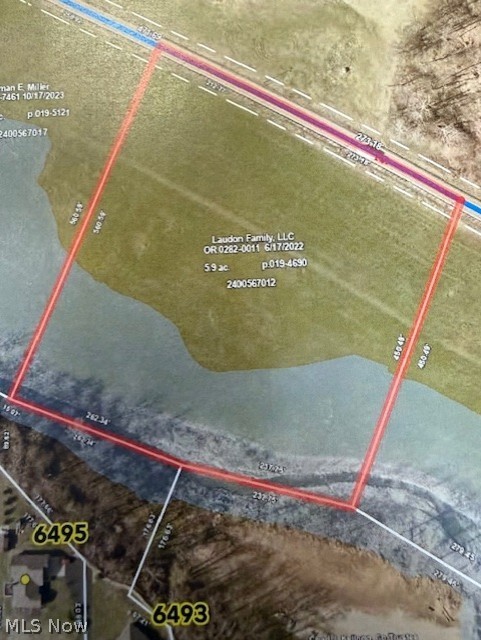 Looking for a rare opportunity in Eastern Holmes County. 5.6 Acres of undeveloped land with access to County Road 189. This level field is located between County Road 189 and Martins Creek. The property sells subject to prior deed restrictions. Whether looking for a homestead or a business location, this land is waiting on your vision.