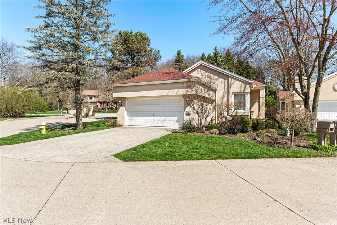 Low-maintenance living - Ready for your decorating style -Tucked into quiet, private community of just 30 homes, this one-floor cluster home offers a low-maintenance lifestyle in a setting that’s hard to find— Surrounded by mature trees and located just moments from the Summit Metro Parks Overlook Trail and Valley Vista Park, this home is ideal for those who value privacy, nature, and convenience without the upkeep of a larger property.
Inside, the open layout features vaulted ceilings that create a bright, spacious feel throughout the main living areas. The functional floor plan includes two bedrooms and two full baths, along with a dedicated dining space and an eat-in kitchen that offers room to make it your own over time. Main-level laundry adds everyday convenience, while the full basement provides excellent storage or future finishing potential. A solid, well-cared-for home that allows the next owner to personalize finishes without paying a premium for recent cosmetic updates.
Recent mechanical updates include new furnace (12/2024) and new central air (6/2025)—plus low $125 per month HOA fee!
When you step outside to a private deck and patio area, perfect for relaxing or entertaining, with peaceful wooded surroundings that make this home feel like a retreat. The attached two-car garage and private entrance add to the ease of living.
HOA covers landscaping, snow removal, and more, enjoy simple, one-floor living in a highly desirable community where homes seldom become available. Call your favorite Realtor today for your opportunity to see this special home.