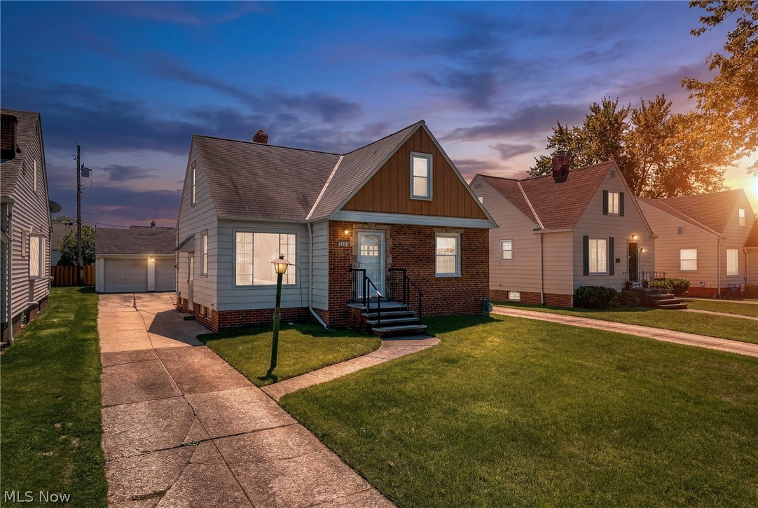 Come home to this 1,717 sqft Parma Circle bungalow with 3 beds and 1 bath, numerous updates, and exceptional walkability to everyday conveniences and abundant retail/dining. New LVP flooring/baseboards extend from the vestibule + coat closet through main living areas and bathroom. Spacious 11' 8" × 17' 11" family room. The dining room opens to the kitchen with updated maple cabinetry. Two first-floor bedrooms with hardwood floors and ceiling fans. The updated bathroom (lighting, vanity, sink, faucet, commode, tub) includes a handy linen closet for storing toiletries. Enjoy sunlight, fresh air and backyard views from your large south-facing covered porch, featuring three walls of louvered windows that welcome refreshing breezes--come rain or shine--throughout spring, summer and fall. The porch is conveniently accessible from the dining room or backyard, offering seamless indoor-outdoor living. The 363 sqft light-filled second level is an ideal owner’s bedroom, featuring hardwood floors and storage cubbies. Seven glass-block windows fill the lower level with natural light, which includes a 390 sqft rec room with wall paneling and a built-in bar, plus a 321 sqft unfinished area with laundry + utility tub, shower & commode, and storge space. Detached 2-car garage + new roof. RECENT UPDATES: interior paint, LVP, kitchen cabinets, bathroom, electric panel, garage roof. Safe, welcoming family-friendly neighborhood. WALK TO: Ridgewood Lake Park’s playground, splash pad, summer concerts/movie nights 7 min; Shoppes at Parma (banking, dining, UPS, Ace, Dick’s, Marc’s, Pet Land, Walmart, Ulta & more!) 10 min; library, USPS, Aldi, Dollar Tree, Giant Eagle, Kohl’s, PetSmart, Target 20 min! Metroparks Big Creek Trail is a 6 min drive/8 min bike! Quick commuting: 8 min to I-480, 12 min to I-71 & I-77, 14 min to I-90. Hopkins Airport 16 min, Downtown Cle 18 min. Call to tour today!
