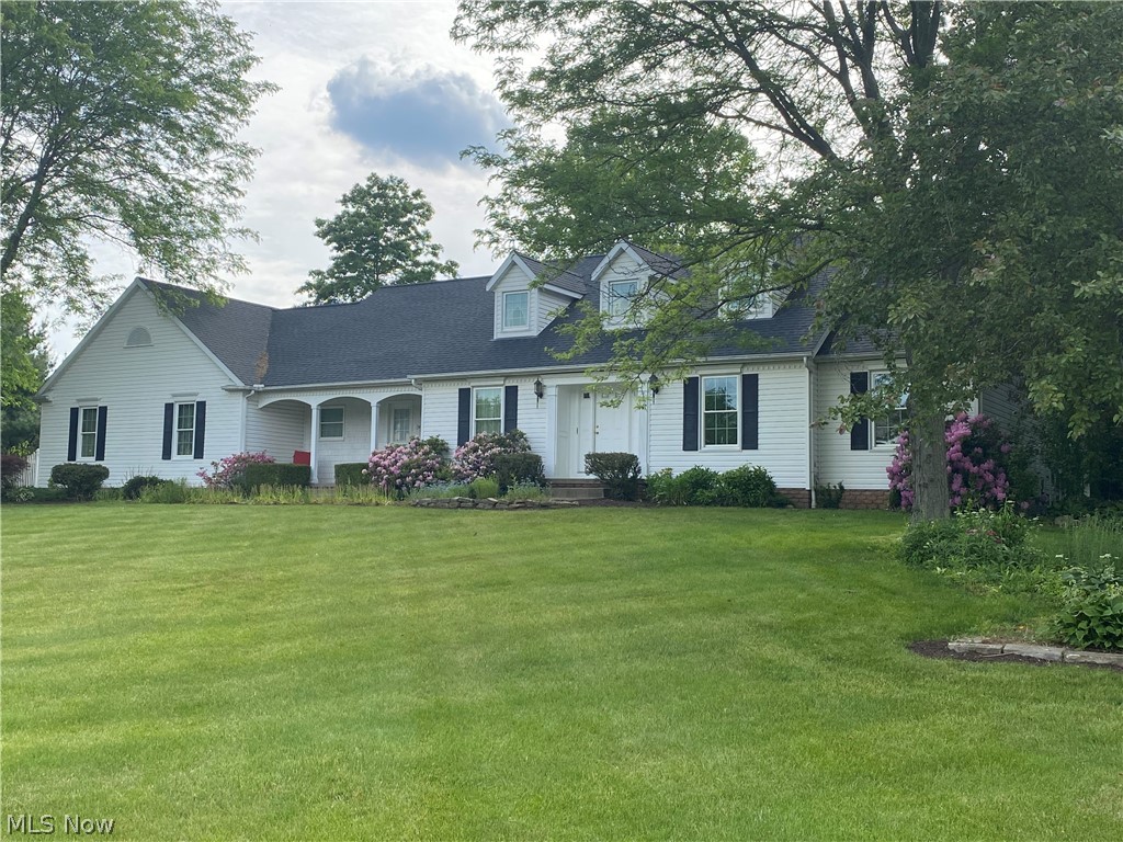 The distinquished Longmeadow Estates offers this solid stately 3 bedroom 2 full bath ranch custom built by American Spirit Homes.  The main floor is 2226 sq ft, handy attached 3-car garage(23'x29"), and long concrete drive are just a few nice features.  Plus 12-course basement (29'x62'), already plumbed for 3rd bathroom, is ready for your own home ideas.  Brazilian Cherry Wood foyer entrance views a two-sided brick fireplace.  A windowed sun room on other side of  fireplace could also make a nice office, library, and/or playroom.  Skylights and vaulted ceilings are in all the right places.  You will love the abundant kitchen counter space and easily view family room fireplace and private backyard landscaping while cooking.  Large first-floor laundry with great storage.  Master bath provides double sinks, garden tub, shower, and a walk-in closet.  Lots of natural light, tall ceilings, 3' wide hallways, new roof 2016, new windows 2020, 150 amp electrical panel, back BBQ patio, brick fire