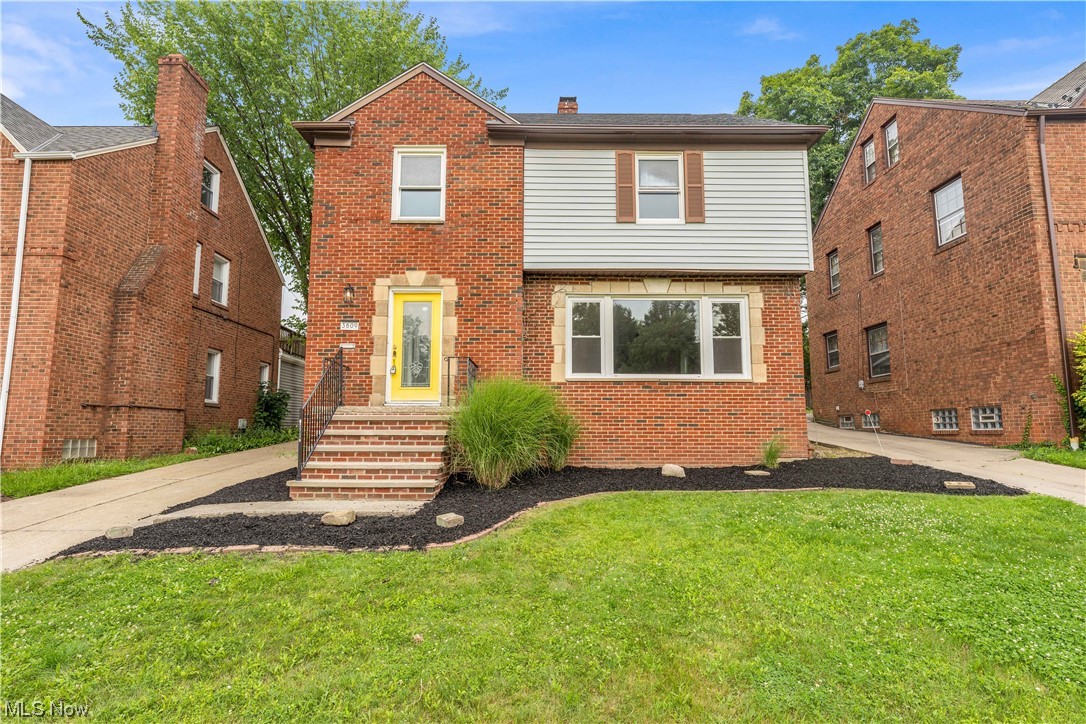 This gorgeous brick colonial in University Heights is ready to be your new home sweet home! Beautifully updated, pairing all the unique details of a classic colonial with great modern amenities! Step inside the front door to find a bright & spacious interior lined with windows, stunning hardwood floors, fresh paint throughout & so much more! The main floor features a large living room, open plan dining room leading to the renovated kitchen, cozy rear family room and convenient first floor powder room! The kitchen is a cook's dream with vinyl plank flooring in warm tones, chic white cabinetry that wraps around to room, white tile backsplash, Calcutta quartz countertops, modern hardware and fixtures and all new appliances! Upstairs you'll find 3 large bedrooms, each with beautiful hardwood floors and their own closets and the renovated full bath featuring an extra wide vanity with shelf and drawer storage, built-in linen shelves, tile flooring and amazing tub/shower combo with overhead waterfall shower fixture! Plus, there's even more living space in the finished basement - an ideal spot for a family rec room for hosting movie or game nights! UPDATES INCLUDE: New Roof, newer detached 2-car garage, new furnace, new A/C & new hot water tank! Move-in worry free & make this home! With a great central location, you'll be minutes from Whole Foods, close to Cain Park, John Carroll University, Coventry & more! Plus, it's POS compliant! Schedule a showing before this great find is gone!