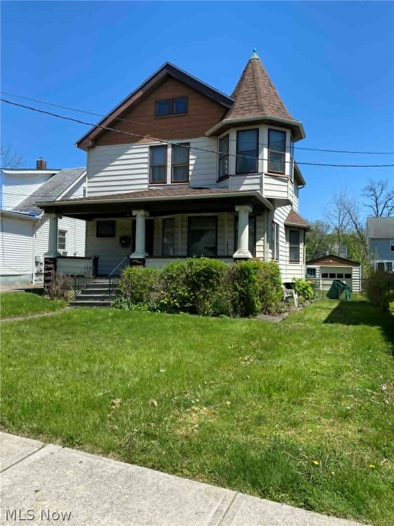 Investors!  Bring vision and imagination because this charming colonial is full of potential.  This property requires significant renovation and is being sold as-is. A solid, character-filled Colonial showcasing timeless 1920s craftsmanship, original architectural charm, and endless potential to restore it to its former beauty.  Three bedrooms up (2 in tandem).  Large bathroom on second floor.  Full basement with walk  up access to back yard.  Back porch requires rebuild (do not enter). Must be purchased AS-IS and Buyer to assume all city violations.  Interior photos are enhanced to remove personal items.  Seller is entertaining all offers.