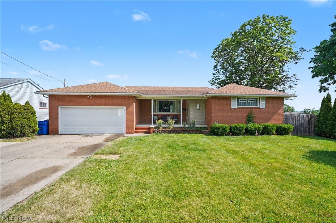 Welcome to this beautifully maintained brick ranch located in the desirable Struthers area! This charming home offers 3 spacious bedrooms and 2 full bathrooms, providing comfortable living space with a functional layout and plenty of natural light throughout.
The partially finished basement offers additional space for recreation, hobbies, a home office, or storage. Outside, you'll love the fully fenced backyard—ideal for entertaining, outdoor activities, or relaxing by the above-ground swimming pool during the summer months. The attached 2-car garage provides convenience and additional storage, while the attractive brick exterior offers timeless curb appeal. Conveniently located near parks, shopping, dining, and other local amenities, this home combines comfort, functionality, and a sought-after location. Don't miss your opportunity to make this Struthers gem your own—schedule your private showing today!