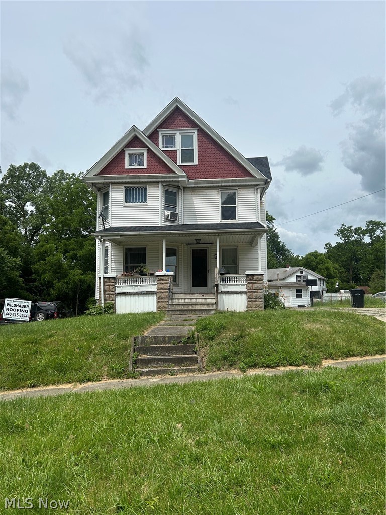 This lovely home is currently tenant occupied and has been rented out for 24 years. This large home can either be owner occupied or may be an investment property. Current tenant would like to remain. The home has 4 bedrooms on the second floor with a full bath. The main floor living space has a foyer, living room, dining room and large kitchen, also a full bathroom. The basement has a full bathroom, and the attic has a full bathroom that is not used. Windows are vinyl replacements, hot water tank is newer, furnace and A/C is 90% efficient. 

The 2 car detached garage door does not open (needs repair) and is not currently in use. This is a solid house that will need the new owners TLC.

This home was previously used as a 4 unit rental prior to current owner who converted it to a single family rental. This home also passes annual section 8 inspections and is due for inspection. Currently renting out under market value on a month to month basis at $850.00 monthly and tenant paying all utilities. 

All trees were recently removed, and a new roof was installed 6/17/2026