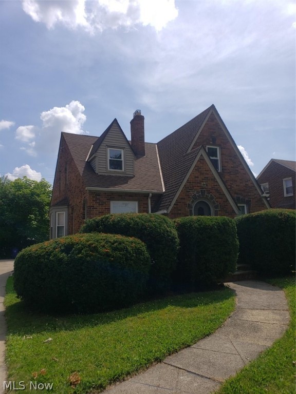 Immaculate  4 bedroom brick tudor. Super spacious home. Roof, gutters and down spouts in 2009. Updated kitchen 2009. Freshly painted from top to bottom. All new carpeting on 1st and 2nd Floor. New concrete front porch 12/17. New windows and screens 2/19. New kitchen floor 7/19. Updated bath with new light, vanity, cabinet and tub surround 7/19. Side screen door 8/19. Newer roof 2009. Updated electrical box 2009. HWT 2014. This home shows very well and priced according to no garage.