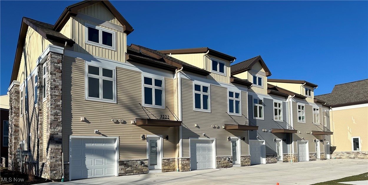 Welcome to Van Aken Mews, an exciting newer townhome community offering modern design, thoughtful layouts, and up to a 15 year property tax abatement.  Six beautifully crafted homes are now complete a total of 18 residences planned. These versatile homes feature open, inviting interiors with high ceilings in the upstairs bedrooms,  including a spacious and elegant owner's suite.  Finishes include luxury vinyl flooring, granite countertops, rich wood cabinetry, plush carpeting and stainless steel appliances.  The first floor is designed for both everyday living and entertaining, offering a generous family room, dining area, well- appointed kitchen with pantry, and a convenient powder room.  Upstairs, you'll find two additional bedrooms, a full bath, and an upstairs laundry room for added convenience.  Ideally located just minutes from the vibrant Van Aken District, Shaker Square, Cleveland Clinic and University Hospitals.  This community combines modern living with exceptional accessibility.  Qualified buyers may also be eligible for down payment and closing cost assistance through select financial institutions.