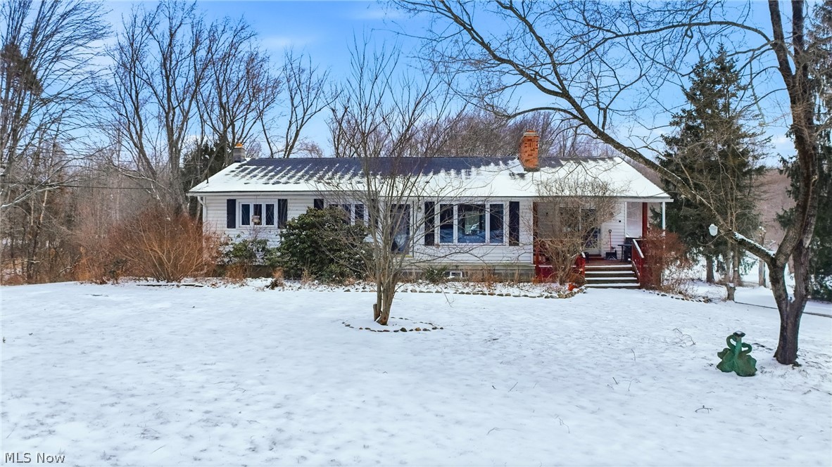 Welcome to this spacious 3-bedroom, 2-bath ranch home situated on just over 2 acres in Newton Falls. Built in 1963, this one-story home offers approximately 1,400 square feet of main-level living with a functional layout and room to grow.
Inside, you'll find generous room sizes, wood and laminate flooring, and two fireplaces that add warmth and character. The home features central air, forced air heat, and a full basement that is partially finished, perfect for additional living space, a recreation room, or storage. Enjoy the privacy and outdoor space of a 175x511 lot, ideal for gardening, entertaining, or simply relaxing in a country setting while still being conveniently located near State Route 82 and local amenities. A great opportunity for homeowners looking for space or investors seeking potential.