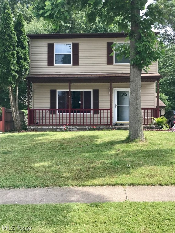 Nicely updated colonial with 3 bedrooms, 1.5 bathrooms. The full bathroom upstairs also connects to master bedroom.  Nice bright kitchen features white cabinets, stainless steel appliances with separate dining room with slider out to the deck and fenced back yard.  Partially finished basement provides extra room to entertain family and friends and also includes a 4th bedroom. Newer flooring throughout the home as well as brand new sump pump installed. Washer and dryer remain in the home.