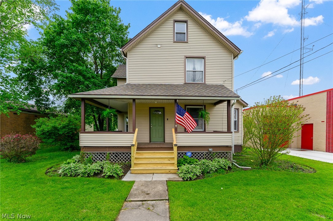 Welcome to 111 E Liberty Street, a renovated 3-bedroom home in the heart of Girard offering updates, character, and a location that keeps you close to everything. This home offers a comfortable layout with a natural flow from room to room. The large living area leads into the formal dining room and kitchen, offering tons of cabinet space and plenty of room to cook, gather, and entertain. Upstairs, you’ll find all 3 bedrooms along with a full bathroom. Major updates have already been completed, including a new roof in 2023, new hot water tank, updated flooring, fresh paint, updated light fixtures, and an updated kitchen and bathroom, giving buyers added peace of mind. The basement provides additional storage space along with a laundry area. Outside, you’ll love the covered front and side porch, perfect for relaxing outdoors. The garage offers convenient parking and extra storage, while the yard provides just the right amount of outdoor space without being overwhelming to maintain. Conveniently located near shopping, restaurants, schools, parks, and major freeways, this home makes everyday living easy whether you’re commuting to work or running errands around town. If you’re looking for a move-in ready home with updates and a convenient Girard location, this one is definitely worth a look.