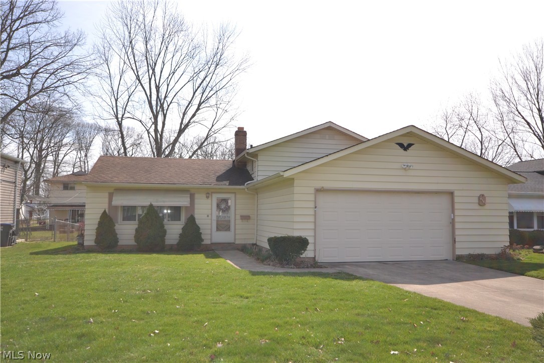 Looking for a home in Solon's highly desired ABC streets? Sought after Solon Schools! This 3 level, 3 Bedroom, 1488 sq. ft. split is the one.  The home is well cared for and has been freshly painted. The living room, dining room, and kitchen make up the first floor. The upper level has 3 Bedrooms, a full bathroom, and hardwood floors under the carpet. The lower level has the family room, laundry area, and a half bath. Laundry area doubles as a "mud" room with a separate entrance directly from the 2 car garage. Nice yard for playing and relaxing. Windows are newer (approx 2014), Roof and Driveway (2010 or 2011), Storm Doors (Approx 2014), Garage Door (approx 2015). Needs cosmetic updating. Bring your personal touches and make it yours! Priced to sell! Home is being sold as-is. Begin your Story Here!