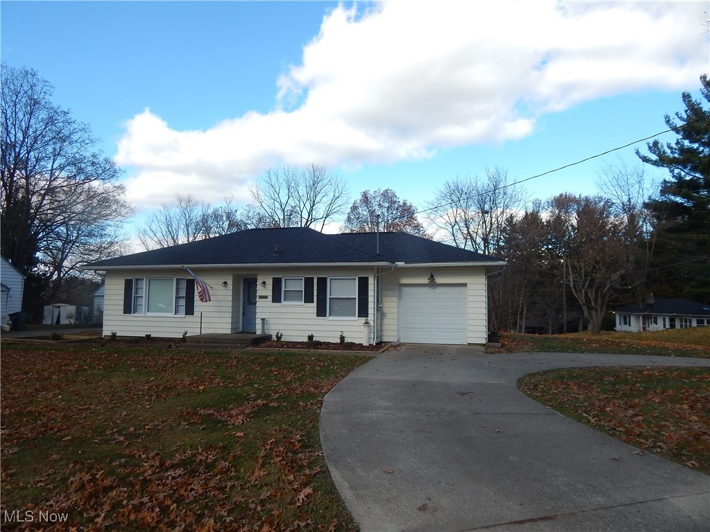 Charming 2 bedroom ranch featuring an inviting eat-in kitchen with all appliances and ceramic flooring. Enjoy beautiful hardwood floors, an updated bathroom, and plenty of storage throughout. Additional highlights include a full-size basement, central air, well water with public sewer, and a second detached garage for extra parking or workspace. Conveniently located near parks, shopping, and the bus line. A great home in a great location!