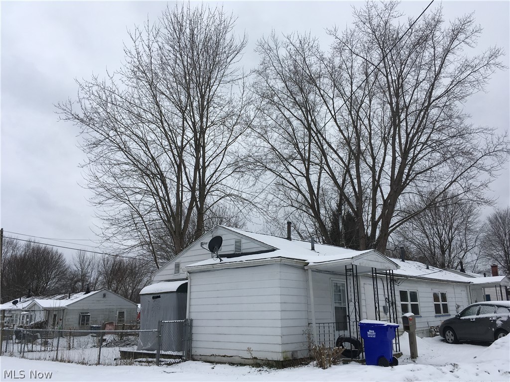 Fully rented duplex - both sides have 2 bedrooms, 1 bath, porches.  Side A has laundry addition.