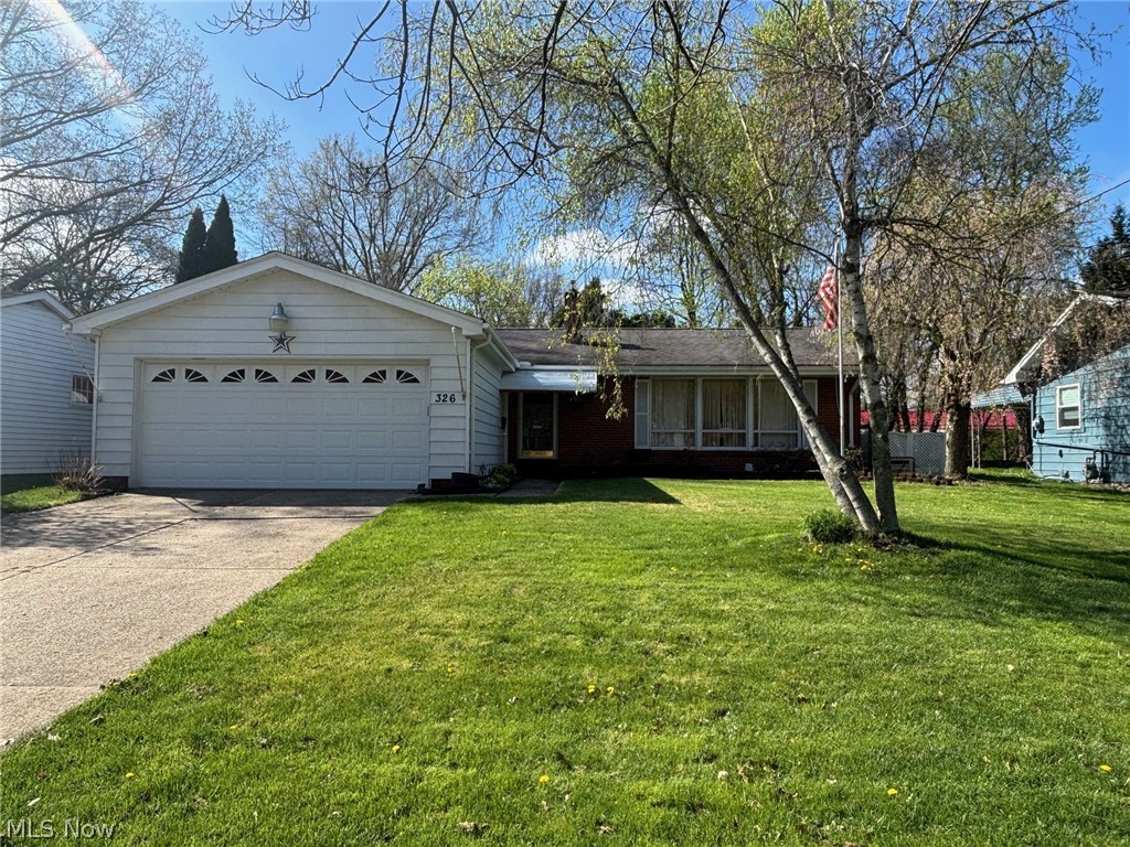 Located in one of Kent’s established neighborhoods, this well-maintained 3-bedroom, 2.5-bath ranch home offers comfort, functionality, and value. Built in 1960 with classic brick accents, this home features 1,248 sq ft on the main level plus a finished basement and a 2-car garage.

The bright living room with gas fireplace is filled with natural light from large windows, creating a warm and inviting space. Carpet adds a fresh feel, with wood floors underneath for future potential. The fully applianced kitchen with white-washed oak cabinets overlooks a spacious 3-season room, perfect for relaxing or entertaining.

The main level includes three bedrooms and a full bath (updated 2025), with a primary bedroom featuring a private half-bath en-suite. The finished basement expands your living space with a rec room, full bathroom, and a laundry/work area finished with epoxy stone flooring. Washer and dryer included.

Step outside to a large fenced backyard with two gates and a storage shed, ideal for pets, play, or gardening. This home has been lovingly cared for and is move-in ready.

Includes a one-year America’s Preferred Home Warranty for added peace of mind.

Great opportunity for buyers searching for a ranch home in Kent, Ohio with finished basement, fenced yard, and attached garage.