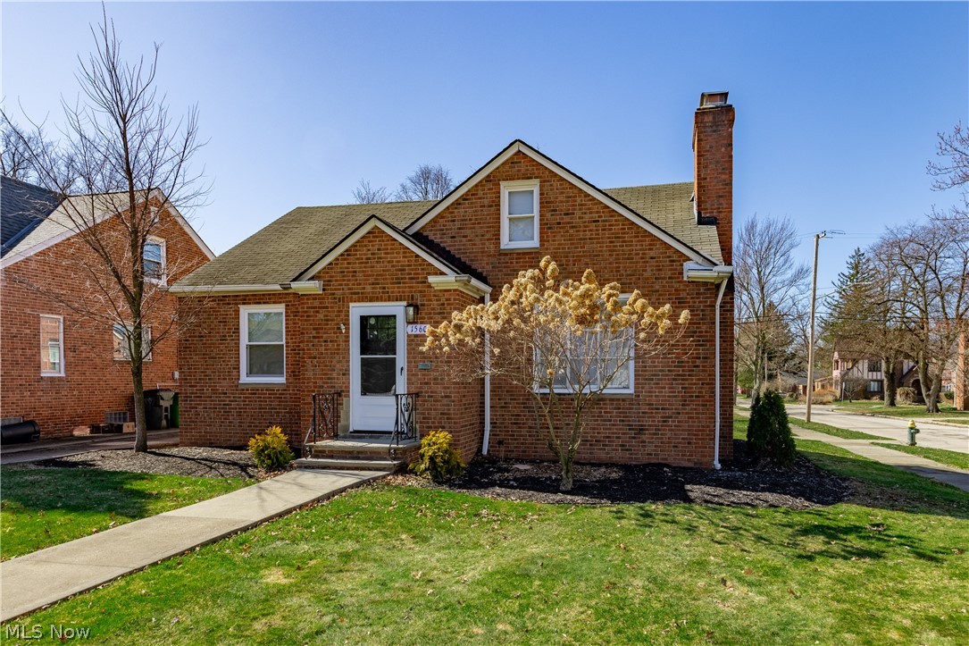 Welcome to this charming totally remodeled all brick bungalow! The newer front door opens to the light filled living room with hardwood flooring and cozy fireplace. The arched doorway leads to the formal dining room with hardwood flooring, a new chandelier and bay window. The brand new kitchen has quartz countertops, new cabinetry, stainless appliances including a gas range, built-in microwave, refrigerator and dishwasher. Two bedrooms on the first floor have hardwood flooring, ceiling fans and share the new full bathroom. Upstairs, a spacious bonus room has new carpeting and a third bedroom with new carpeting and generous closet space. The lower level recreation room is paneled and is ideal for play or hobbies with new wall to wall carpeting and a convenient wet bar! There is a second full bath here with new toilet, sink and step-in shower! The unfinished side includes laundry hook ups, a sump pump and plenty of storage as well. Basement is waterproofed 2025.  New windows 2025! Much more!!  The side breezeway leads to the single car attached garage and side yard. This delightful home includes fresh paint, new fixtures and is move-in ready! Welcome Home!