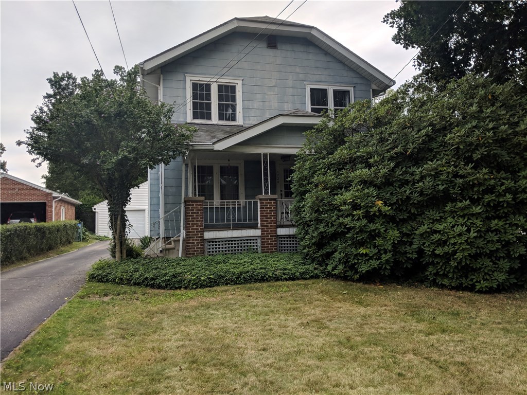 1724 Sackett Ave #UP, Cuyahoga Falls, OH 44223 is a great 2nd floor apartment that is 1 bedroom that is longer than width close to 14' x 8' with a walk-in closet with 4 hanging bars and shoe rack, linen closet included with full bath that is bright & has a tile shower surround, Living Room has a faux fireplace and also has hardwood flooring for a very clean space, Dining Room and window seat with built-ins, Kitchen has newer stove and refrigerator provided, 2 walk in closets, newer custom curtains also included. Great Natural sunlight shows off the gorgeous trim in this rental. Comes with a garage as well! Rear yard for grilling and entertainment with front porch to enjoy. Cuyahoga Falls home near the State Rd eateries and Giant Eagle Market District!  Also, has onsite laundry in the basement provided at no additional charge! Also includes your own central air conditioning, your own furnace and your own full size hot water tank! Included in the price are the water, sewer, trash, recycl