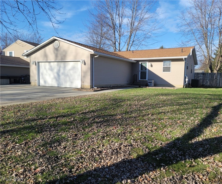Beautiful Ranch home offering plenty of parking space and additional parking pad for all your toys! The backyard is fully fenced with privacy wood materials. There is a 2+ attached garage, and also a shed in the backyard along with a nice size patio that is partially covered and offers a porch section and plenty of space in the large yard for endless possibilities! Inside you are created either through the front patio door or through the attached garage. You are greeted with the open floor plan of the dining room that leads to either your sweet kitchen, with all appliances staying, or straight ahead to your large living room that also leads to your sliding doors to gain access to your beautiful back yard! Then, down the hall you will find a full updated bathroom, 2 guests' bedrooms with spacious closets and ceiling fans and your large master bedroom offers a ceiling fan, large closet space and a half bath!! We aren't done yet! The stairway to the full, finished basement if off the dining room and entrance from the garage. What a nice surprise! This open floor finished basement offers a large, carpeted family room area, and laminate wood areas that offer 1. A nice wet bar/entertaining area and then another large space with a generous closet that could be added entertainment space, bedroom, home office etc.! In your beautiful, finished basement you will also find a full bathroom with step in shower with updated touches and then you will reach your storage/laundry/utility room offering a washer and dryer, newly installed Radon Mitigation System, sump pumps and battery backup and nice lighting with your block windows, some with vents!!! This is a lot of home, updated in many areas and mechanicals that offers immediate occupancy and is located conveniently near shopping, restaurant's, medical facilities, Rt 480 and Rt 20!! This home is a must see to appreciate!!! Call TODAY for your private showing!