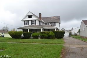 Single family colonial located on a quiet street in Cleveland. Basement is partially finished. There is a half bath on the main floor and two full baths on the 2nd floor. Hardwood flooring throughout. Nice fireplace in the living room. Home has an open front porch and a rear enclosed porch. There is a two car detached garage. Home needs some TLC however amount of SQFT would be awesome once this property is Renovated.