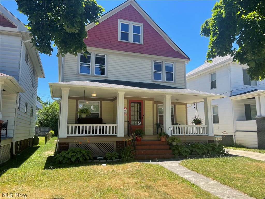 Don't miss this beautifully maintained and updated two-unit home! This is a completely turn-key property. The sides of the house were just painted, and new gutters installed! Refinished wood flooring & molding throughout both units. Updated eat in kitchens with newer cabinets, Granite counter tops, large living rooms with separate dining areas. Each unit has two generous size bedrooms and one full bath. Property has a great yard and 2 nice porches. Each unit has its own furnace, hot water tank, and updated electrical boxes, newer basement windows, new light fixtures & fans, new tub and slider downstairs, Porch lights added. Upstairs unit has full attic. Basement has separate utility hook-ups. This is the perfect property for owner occupied to have mortgage covered, this is a rare find and won't last, schedule your showing today!