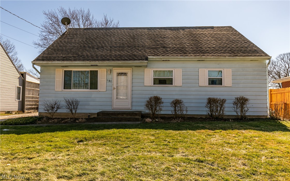 A rare find with this 1400+ square foot, 4 bedroom cape cod in Munroe Falls.  There are 3 bedrooms and 1.5 baths on the first floor, along with the entire second floor finished (with high ceilings) as the 4th bedroom.  The basement is partially finished, with newer glass block windows and has a sump pump.  There are vinyl windows, natural wood floors, and so much more.  Open House Saturday 3/6 12-2.