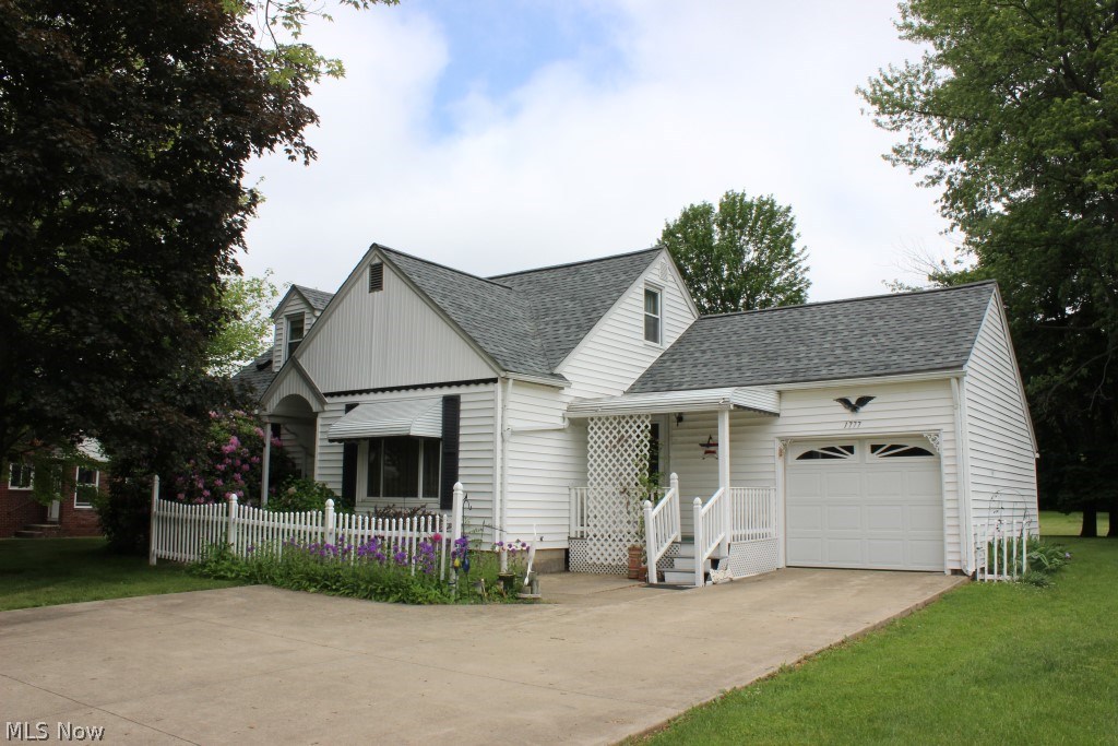 Wonderful & spacious 4 bedroom/2 bath cape cod on 1.92 acres with 1780SF & centrally located in City of Green* 1st floor family room with gas log fireplace and slider to covered deck* 2 bedrooms, 2 baths & laundry (including washer and dryer) on 1st floor* 2nd level having 2 bedrooms with walk in closet & access to walk-in attic storage* Wood floors (living room and 4 bedrooms)* Spacious eat-in kitchen with range, refrigerator & counter microwave* Attached garage* Full unfinished basement with shower, cabinets & additional access to garage* Updates, includes but not limited to, 30 yr shingles, chimney & water pump (2018), windows & siding (approx. 2002)* level lot...104x823* Approx 10x12 storage bldg*  Immediate possession available upon close*. Great value!!