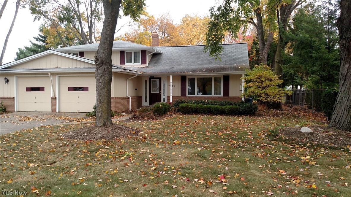 This is a wonderful property inside and out. The open floor plan with vaulted ceilings and large room sizes make for a perfect flow for entertaining and for living.  The spacious eat-in kitchen overlooks the huge family room with fireplace, and has access to the enormous and newly re-finished outside deck and beautiful yard. The full bathroom on second with large double sink can be entered from both master bath and hallway. The gorgeous hardwood floors and paint colors,  extremely large laundry room on first,  big closets and lots of storage space, attached two car garage, and lovely half bath on first are only some of the features that make this Westlake home so special. Great space, decor, and location!