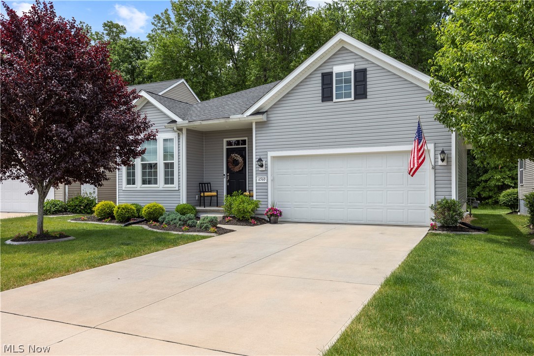 Welcome home to this immaculate 2-bedroom, 2-bath single-family home nestled in the highly sought-after Preserve at Meadow Lakes — a low-maintenance community designed for effortless living. Built just 6 years ago, this 1,708 sq ft gem offers all the benefits of newer construction with none of the wait.
The sun-drenched great room steals the show with soaring cathedral ceilings and a cozy fireplace, creating the perfect gathering space in any season. Motorized blinds add a touch of modern convenience throughout. The beautifully updated kitchen impresses with a double oven — perfect for the home chef and entertaining alike.
Retreat to the gorgeous owner’s suite, complete with a spa-inspired ensuite shower — your own private escape at the end of the day. A dedicated office provides the ideal work-from-home setup, while the fully finished basement offers endless possibilities for recreation, storage, or even a potential third bedroom.
Outside, professionally edged landscaping and a private deck overlooking the serene Sandy Ridge Reservation giving you a peaceful, nature-filled backdrop to start your mornings or unwind at the end of the day.
With lawn care and snow removal handled by the community, you'll spend less time on upkeep and more time enjoying everything this exceptional home has to offer.