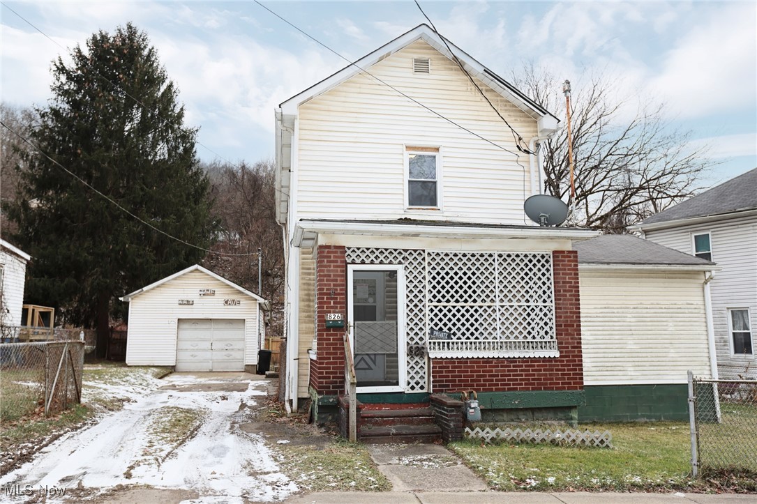 Welcome home to 826 Allegheny St in Follansbee, WV — a comfortable 3-bedroom, 2-bath home with a layout that just makes sense and extra space that could be used as a potential 4th bedroom (home office, playroom, or guest space).

The standout feature is the main-floor primary suite, complete with a private full bathroom, offering the convenience of one-level living while still providing flexibility for your needs. Outside, you’ll love the fenced-in yard—perfect for pets, play, or backyard gatherings—plus a detached garage for parking, storage, or a workshop setup.

And for extra peace of mind, the seller is including a home warranty for the purchaser, helping cover many major systems and appliances. If you’ve been looking for a home with a main-floor primary suite, bonus space, and a great yard, this one is a must-see!