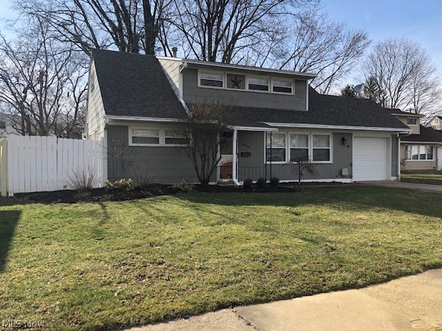 Move right into this renovated home in the Falls!  Super clean and bright!  No walking thru the elements to get into this house since it has a 1 car attached garage!  A fully fenced in back yard, with both privacy and chain link is yet another perk to this special home!  The back yard has a fantastic large patio and a fire pit!  No worries about the home only having a 1 car garage as the shed in the back yard will hold all of your lawn care items!  There are 2 bedrooms down on the first floor two nicely sized bedrooms upstairs!  The previous owner and current owner were both meticulous home owners!  You will be excited to see a home that is so clean!   The kitchen and bathroom were also remodeled in the recent past!  The roof was done in 2013, as was the hot water tank!  Put this home on your viewing list!