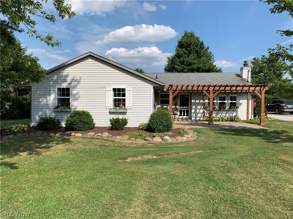 Four bedroom two bath country ranch on 2.7 acres in Spencer Township. Range, refrigerator, dishwasher, washer & dryer included. Wood burner insert in fireplace. Windows are 2015 or newer. Open floor plan. Pavilion & Shed. 24x32 outbuilding/shop has a concrete floor, 220 electric, & water with a 12x20 lean to. The barn was a horse barn and could be used as a horse barn. This home is move in ready.