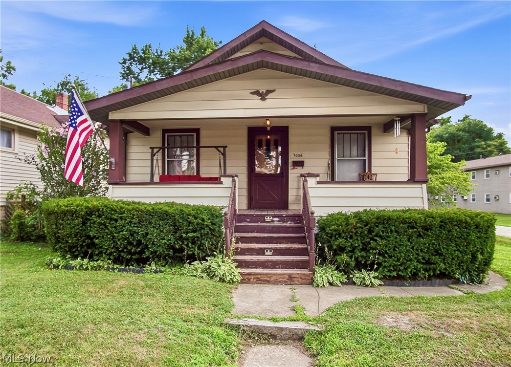 Opportunity awaits with this charming 2-bedroom, 1-bath home conveniently located in Zanesville! Situated on a desirable corner lot with public water and public sewer, this home offers hardwood floors, a spacious living area, and the convenience of first-floor laundry option. Relax in the enclosed sunroom overlooking the park-like backyard and take advantage of the attic flooring for additional storage. The large walkout basement provides abundant storage, a utility sink, shower, floor drain, and garage door access. Improvements include some replacement windows, a new public water line to the home, updated siding and soffit, and a Blink security system that will convey. The natural gas basement heater, stove, refrigerator, washer, dryer, and mounted bedroom room TV are all included. Convenient rear parking adds to the home’s appeal. This property presents a great opportunity for homeowners, investors, or buyers looking to add their personal touches while building equity. Conveniently located near the fairgrounds!