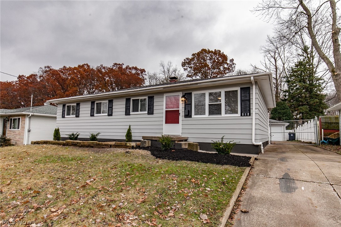 Welcome Home to your completely updated ranch in Ellet! This home is larger than it looks with 4 bedrooms, 2 full bathrooms, and a partially finished basement. Updates in this home include: all of the flooring, kitchen cabinets, kitchen appliances and counter tops, both bathrooms, and much more. Outside there is an over-sized 2 car garage as well as fenced in backyard. Located in Ellet close to the Metropark, 76, and not far from the Tallmadge circle. Call today for a private showing.