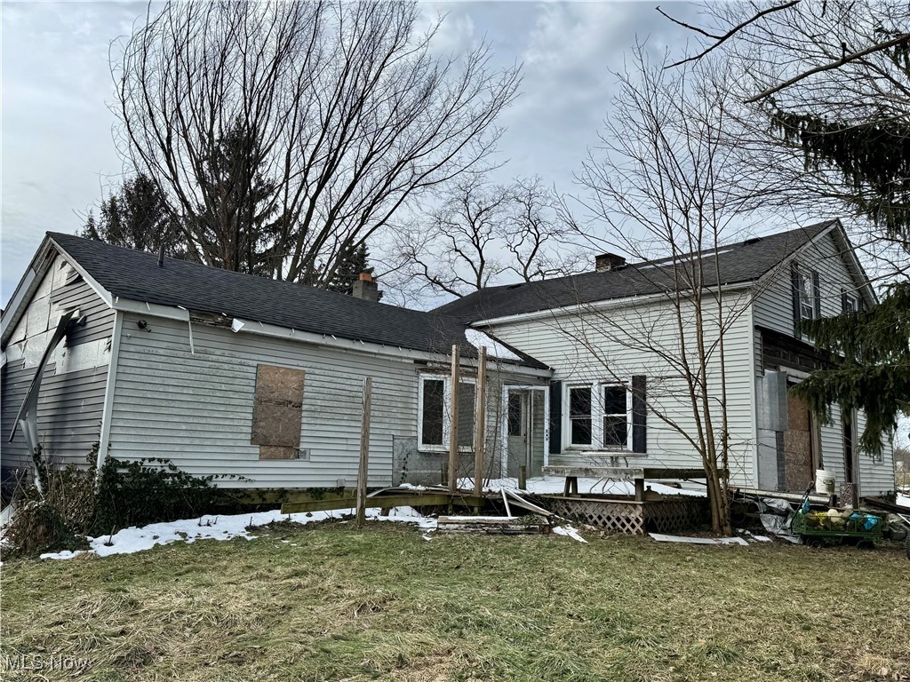Home and property are being sold "as is" including contents in home. NO utilities are on. Be careful when viewing. Bring flashlight. Lots of potential to either rehab the existing home, or build your dream home on the 1.81 acres of property. There is a septic system and well on the property. Current condition is unknown.
